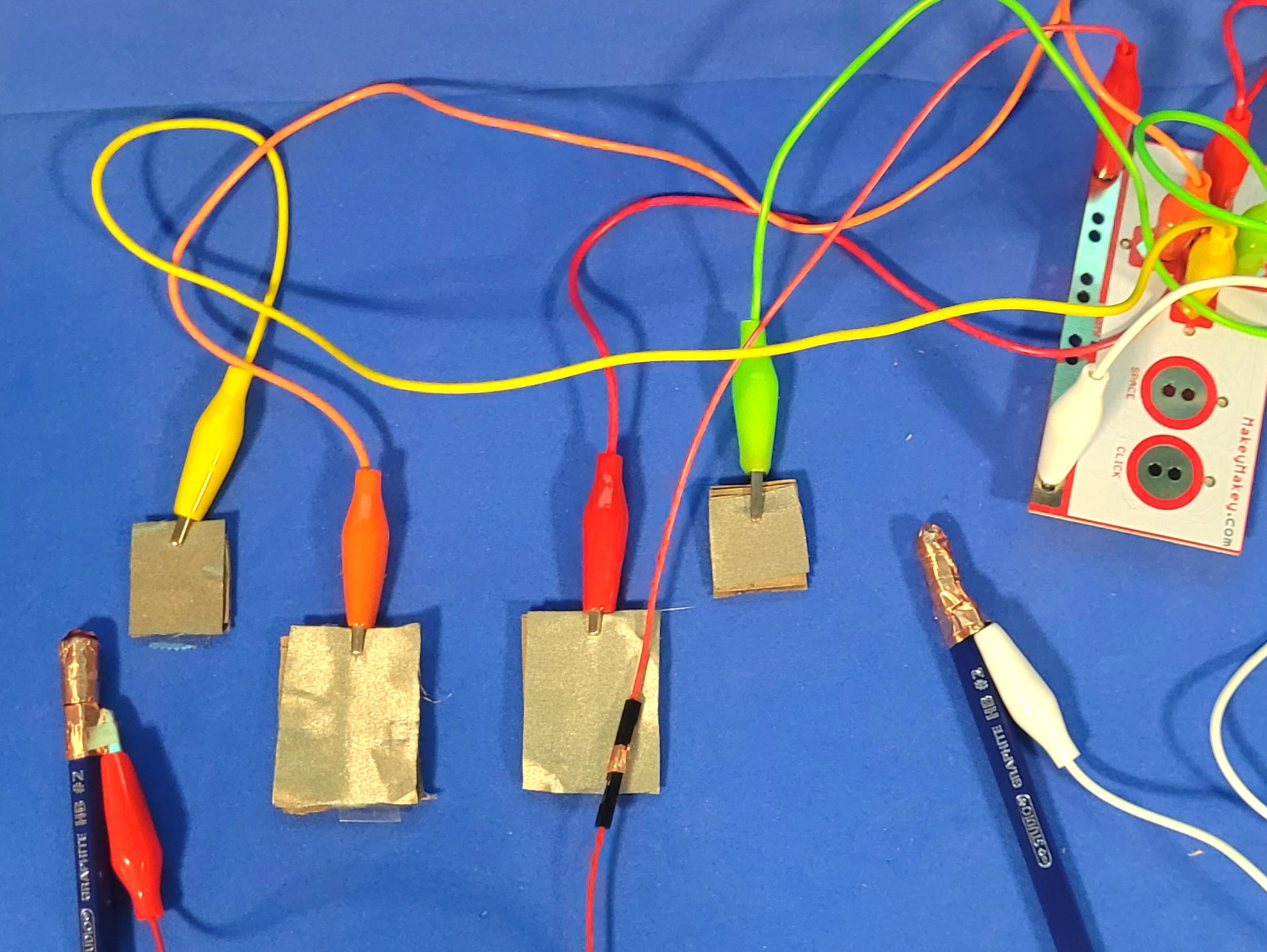 An iteration on the drum circuit, now with more keys to press.